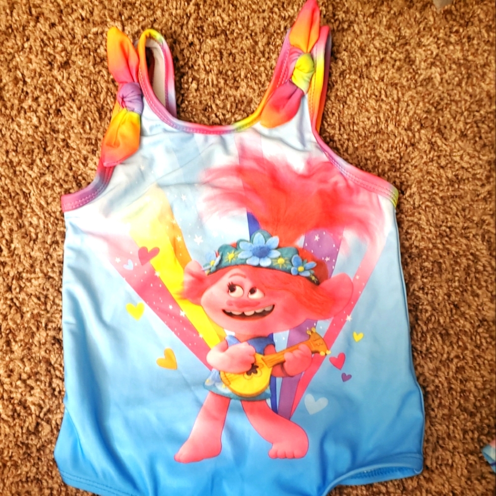 NEW Trolls baby girl's swimwear 2T